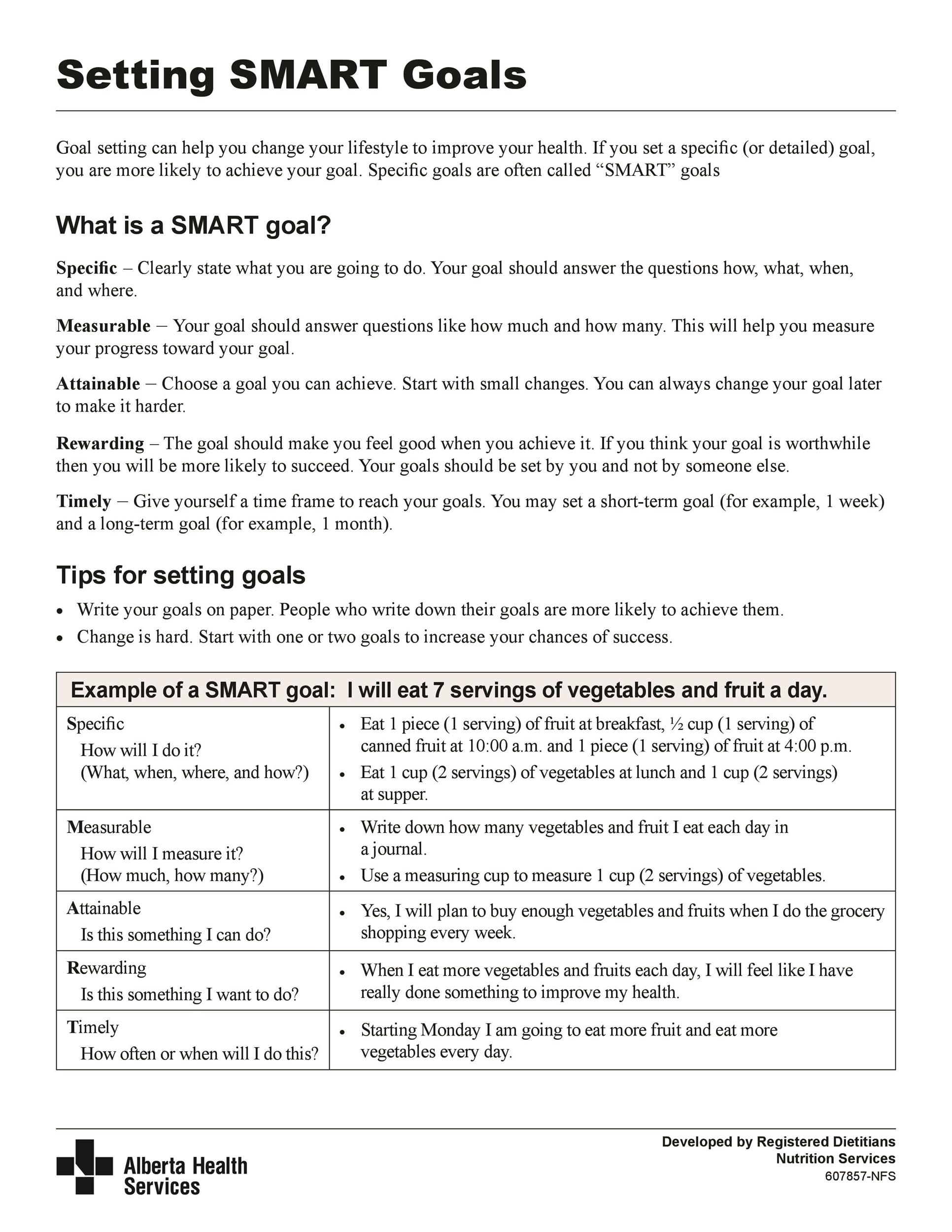 62 Smart Goals Worksheets 62