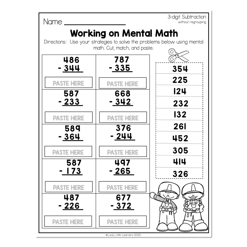 70 Math Worksheets For 3Rd Graders 12