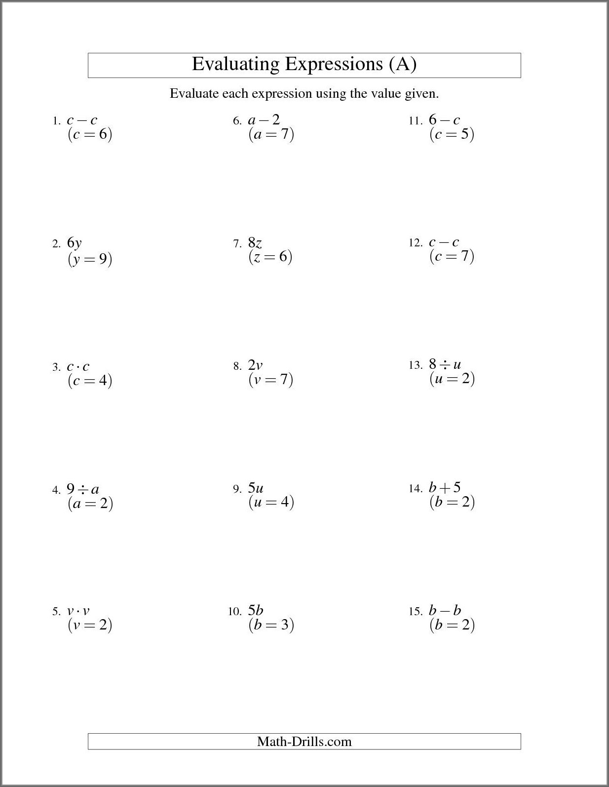 Best 60+ Pre Algebra Worksheets 54