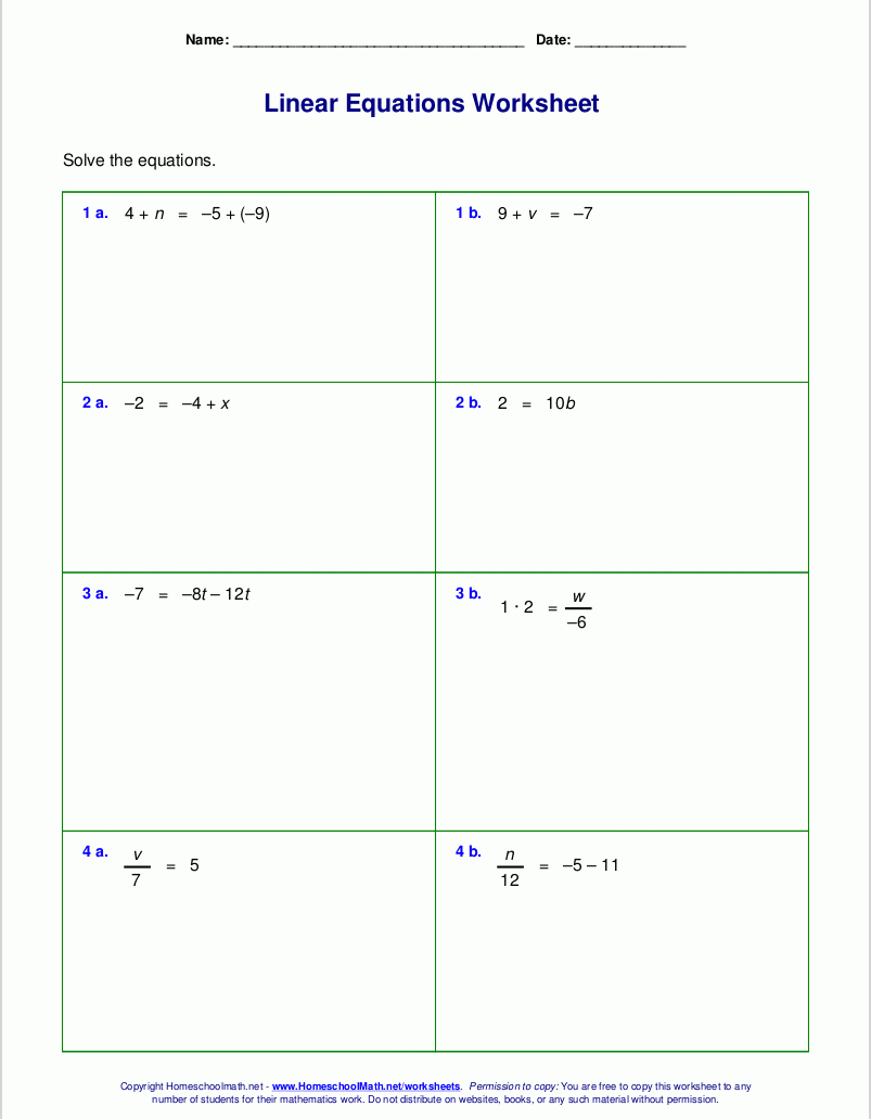 Best 60+ Pre Algebra Worksheets 59