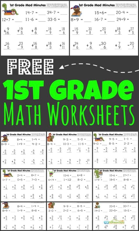 Math Worksheets For 1St Graders 41