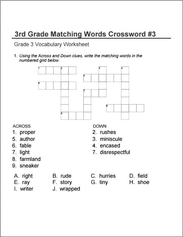 40 Best 3Rd Grade Worksheets 3