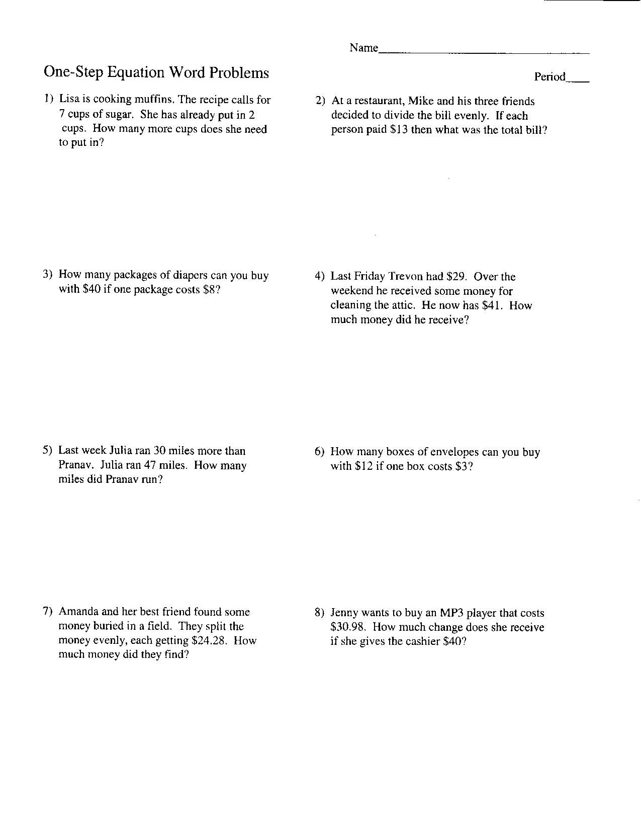 50 Printable 2 Step Equations Worksheets 29