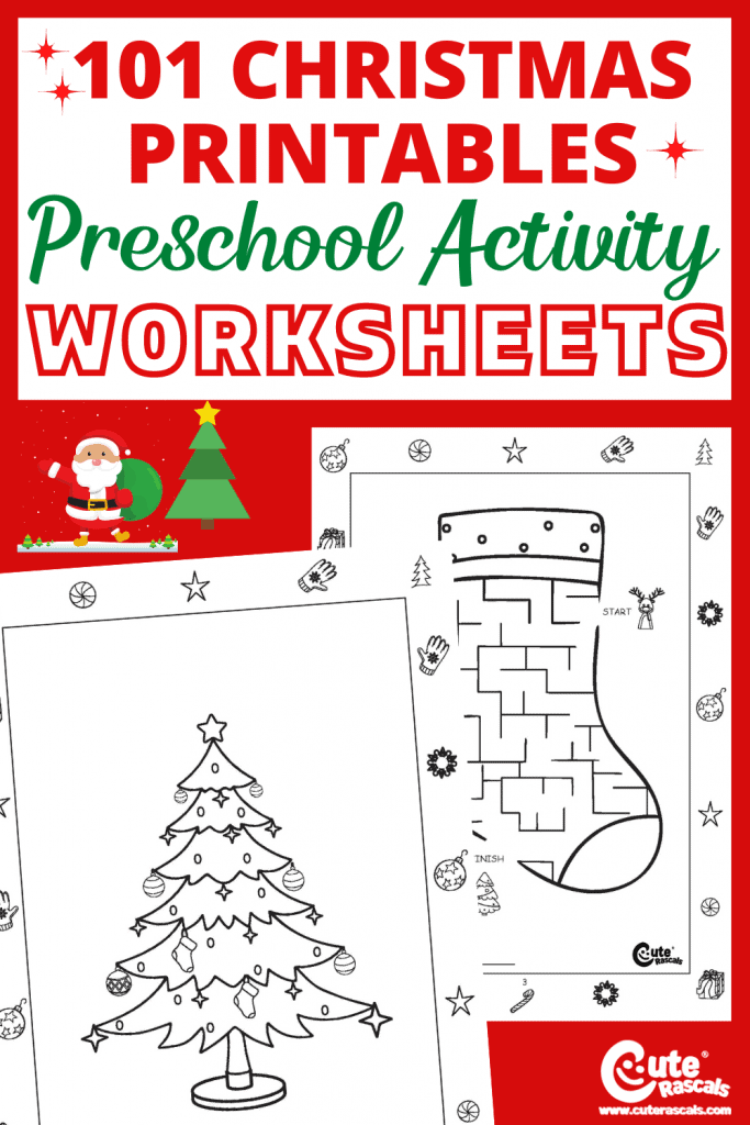 60 Printable Christmas Activity Worksheets 12