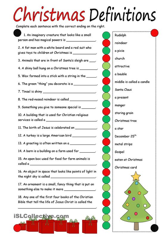 60 Printable Christmas Activity Worksheets 43