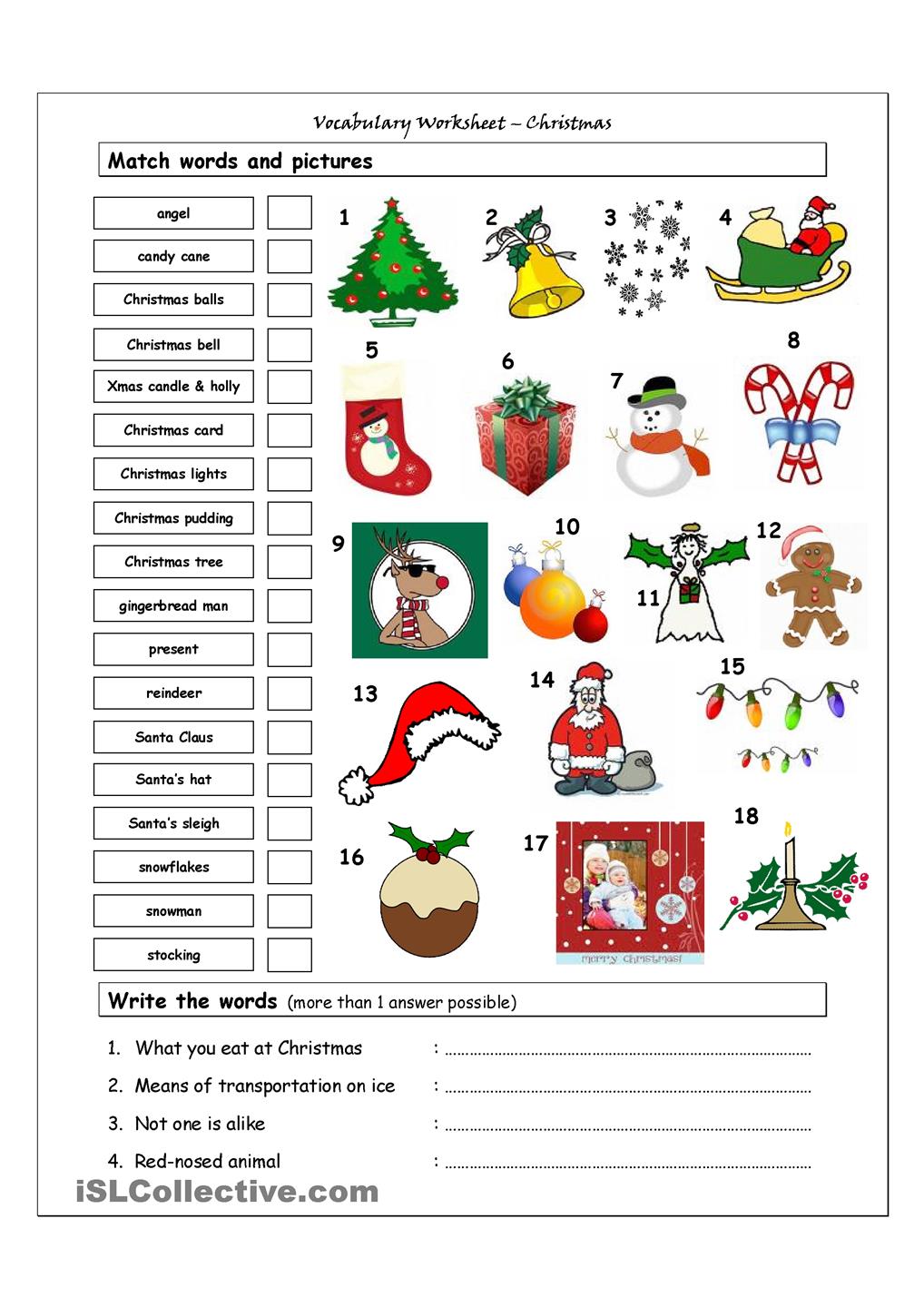 60 Printable Christmas Activity Worksheets 47
