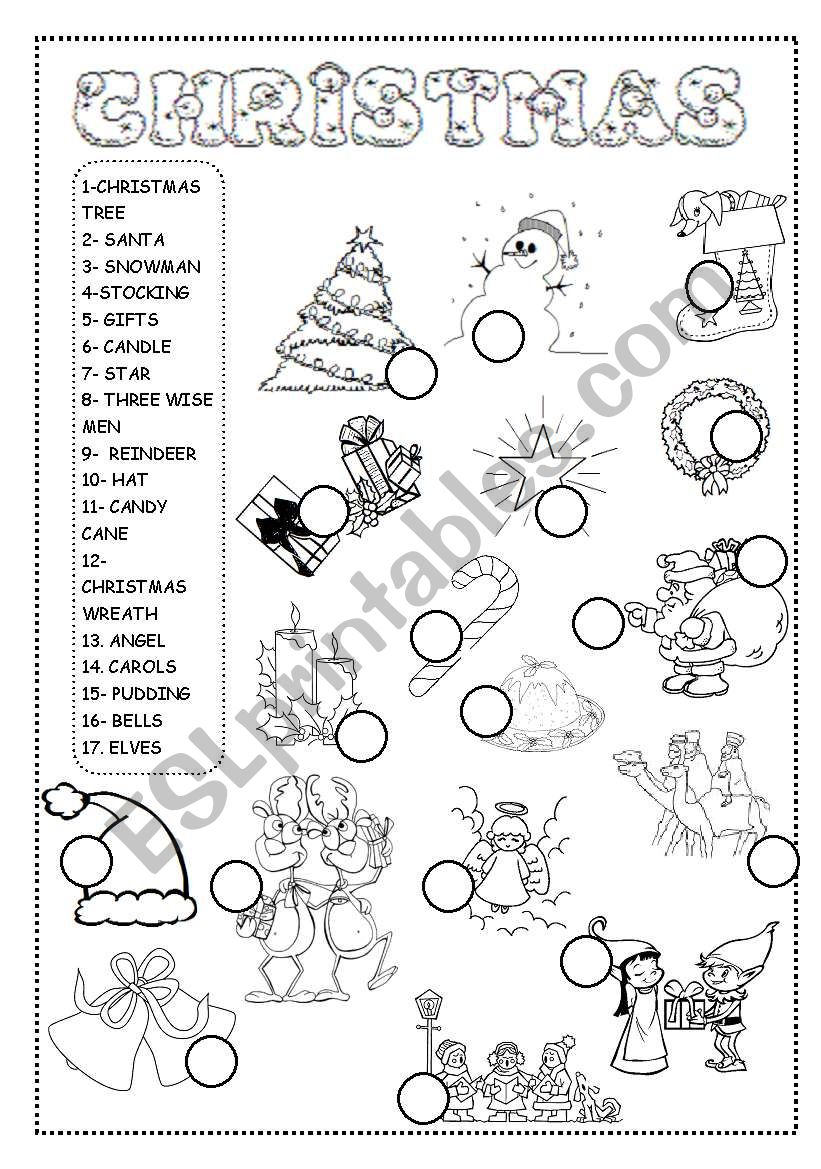60 Printable Christmas Activity Worksheets 7