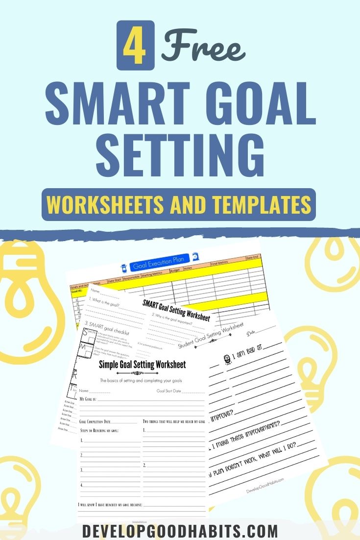 80 Printable Smart Goal Worksheets 85
