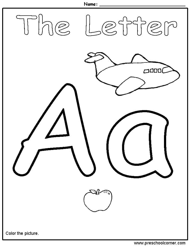 90 Printable Preschool Alphabet Worksheets 53