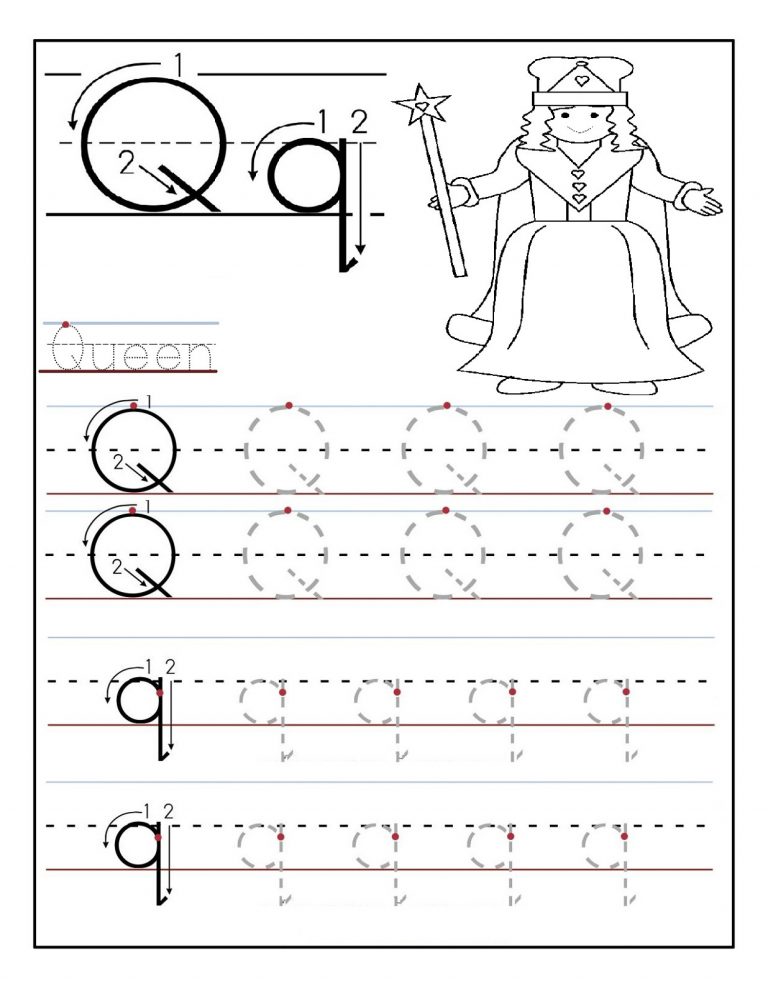 90 Printable Preschool Alphabet Worksheets 56