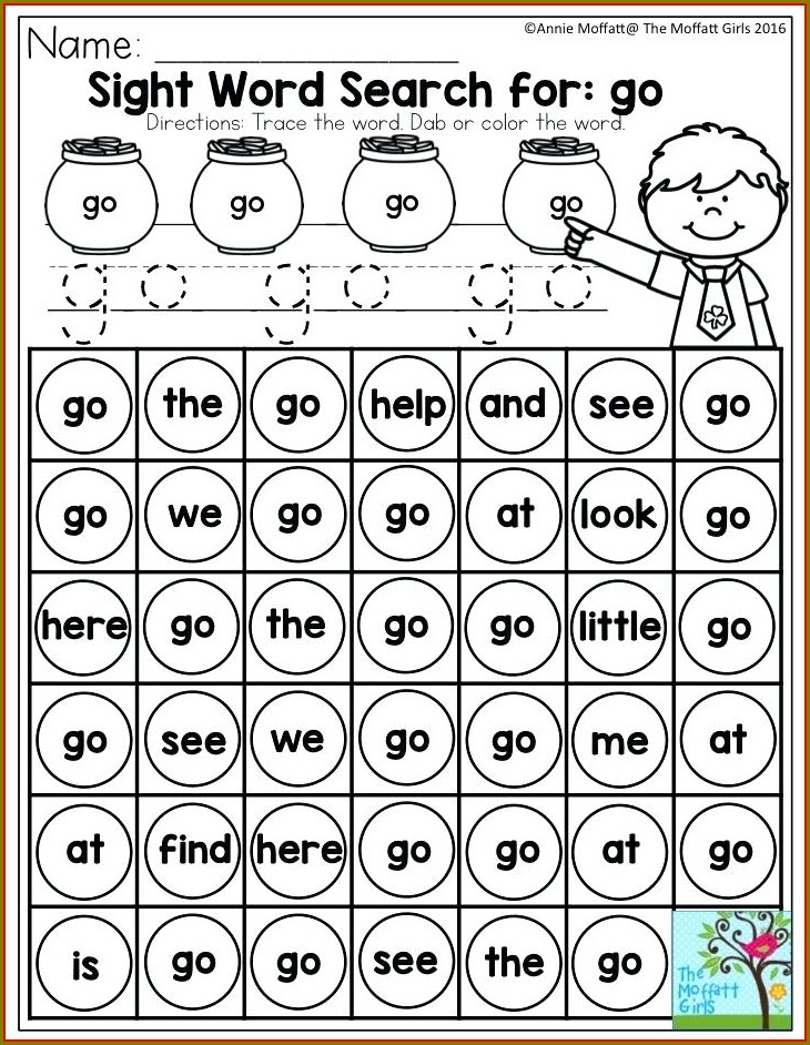 90 Sight Word Practice Worksheets 89