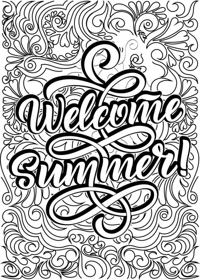 Best 45 Summer Coloring Pages For Adults Ideas 40