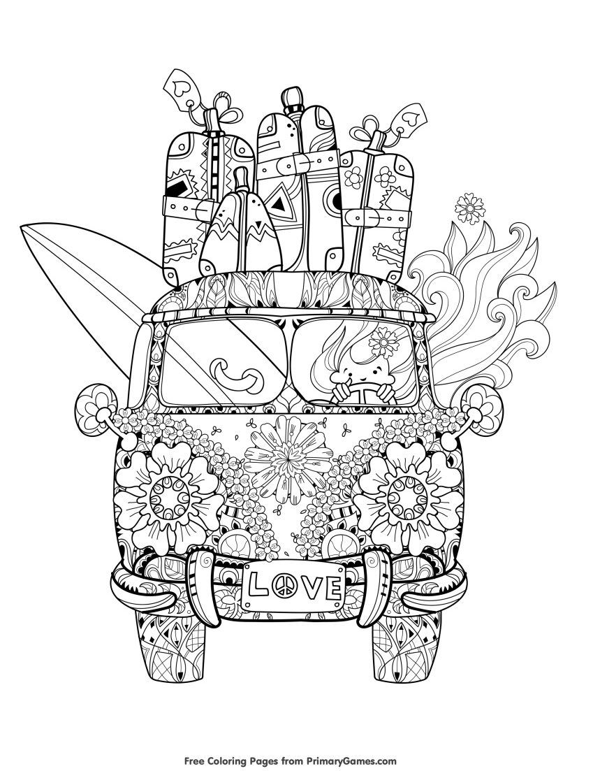 Best 45 Summer Coloring Pages For Adults Ideas 42