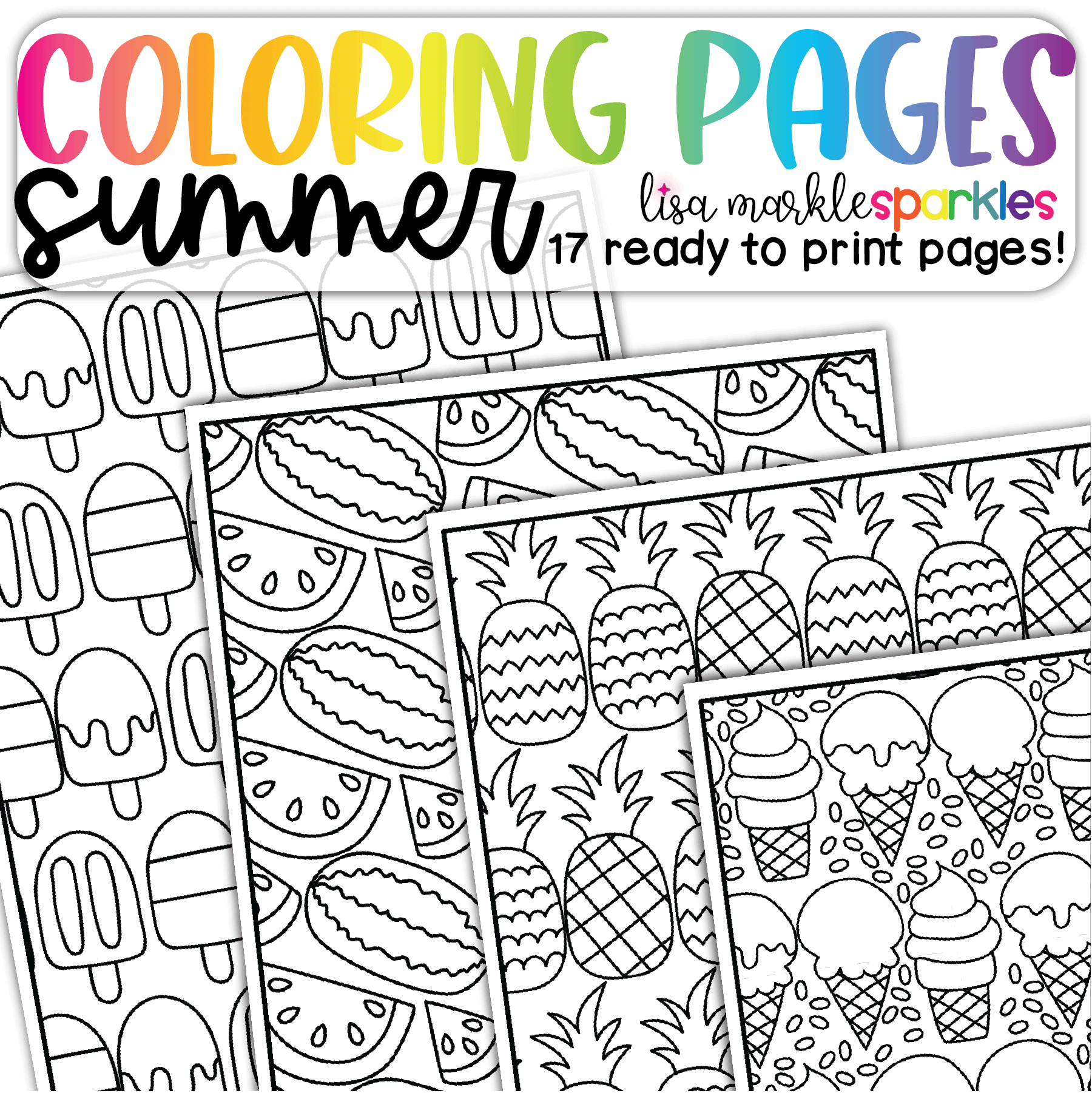 Best 45 Summer Coloring Pages For Adults Ideas 43