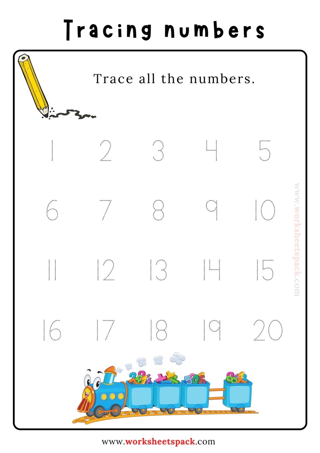 Get 65 Tracing Numbers Worksheets Ideas 62