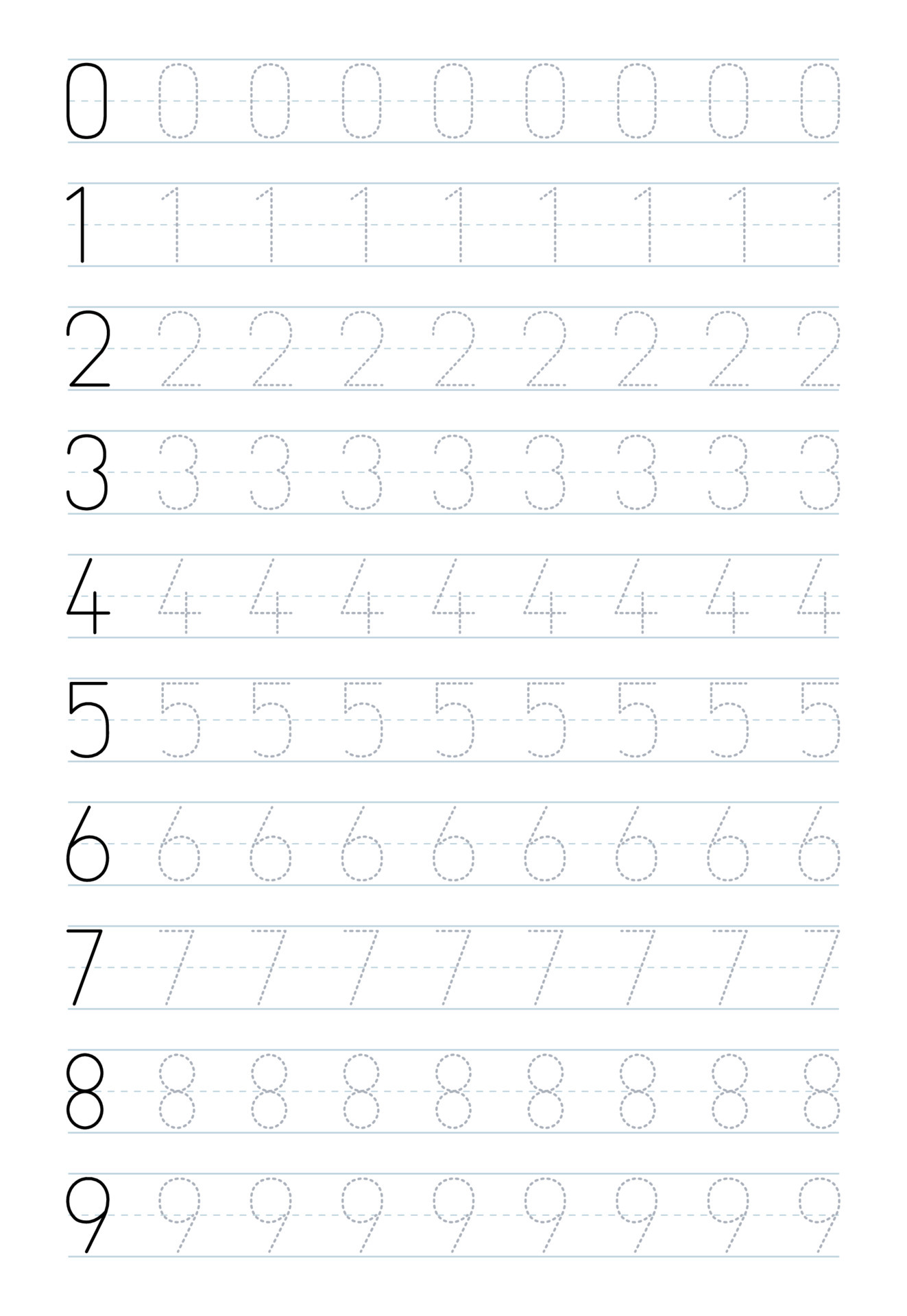 Get 65 Tracing Numbers Worksheets Ideas 64