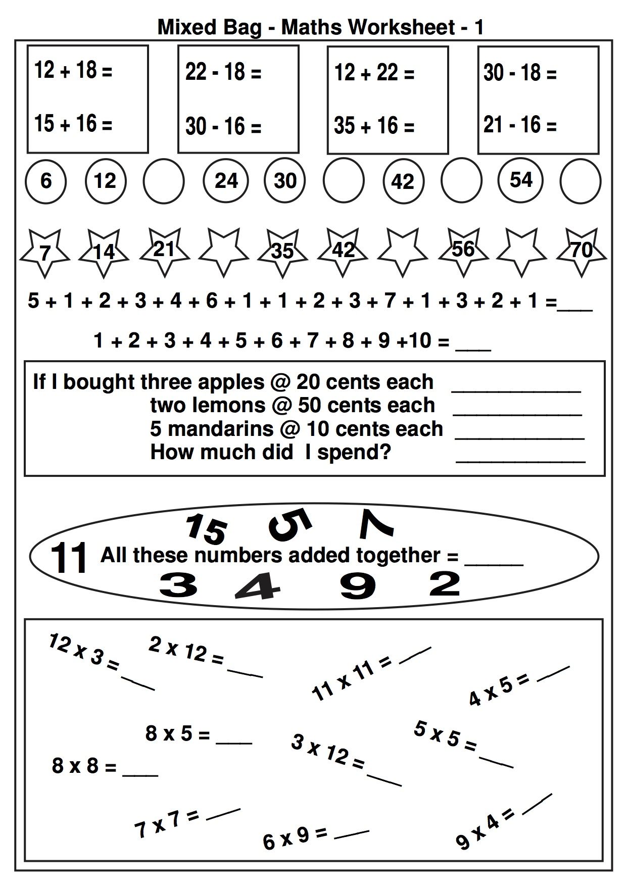 25 2nd Grade Math Worksheets