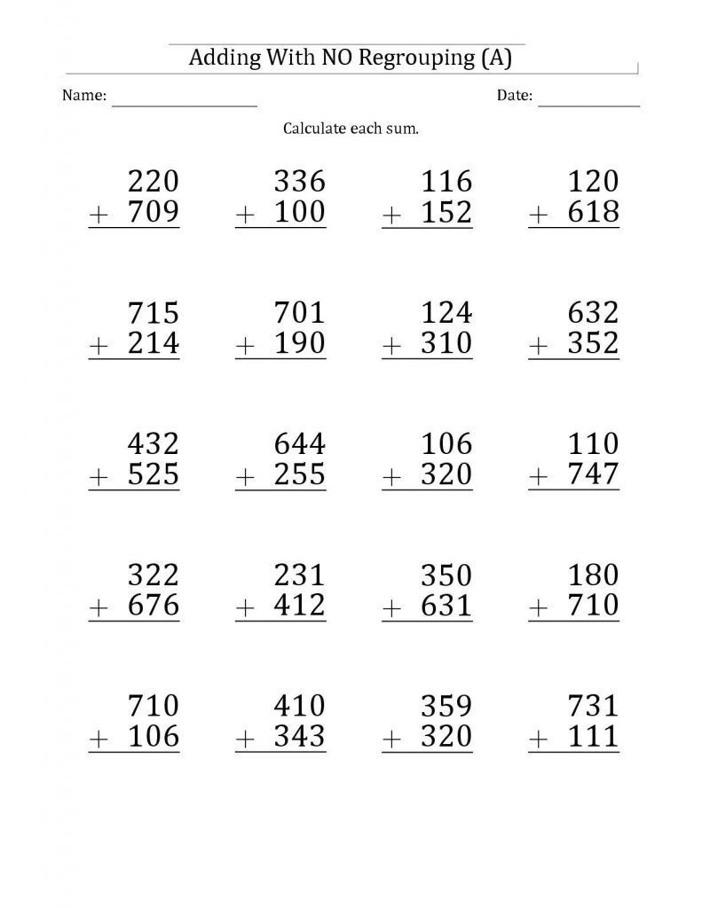 15+ 3rd Grade Math Worksheets