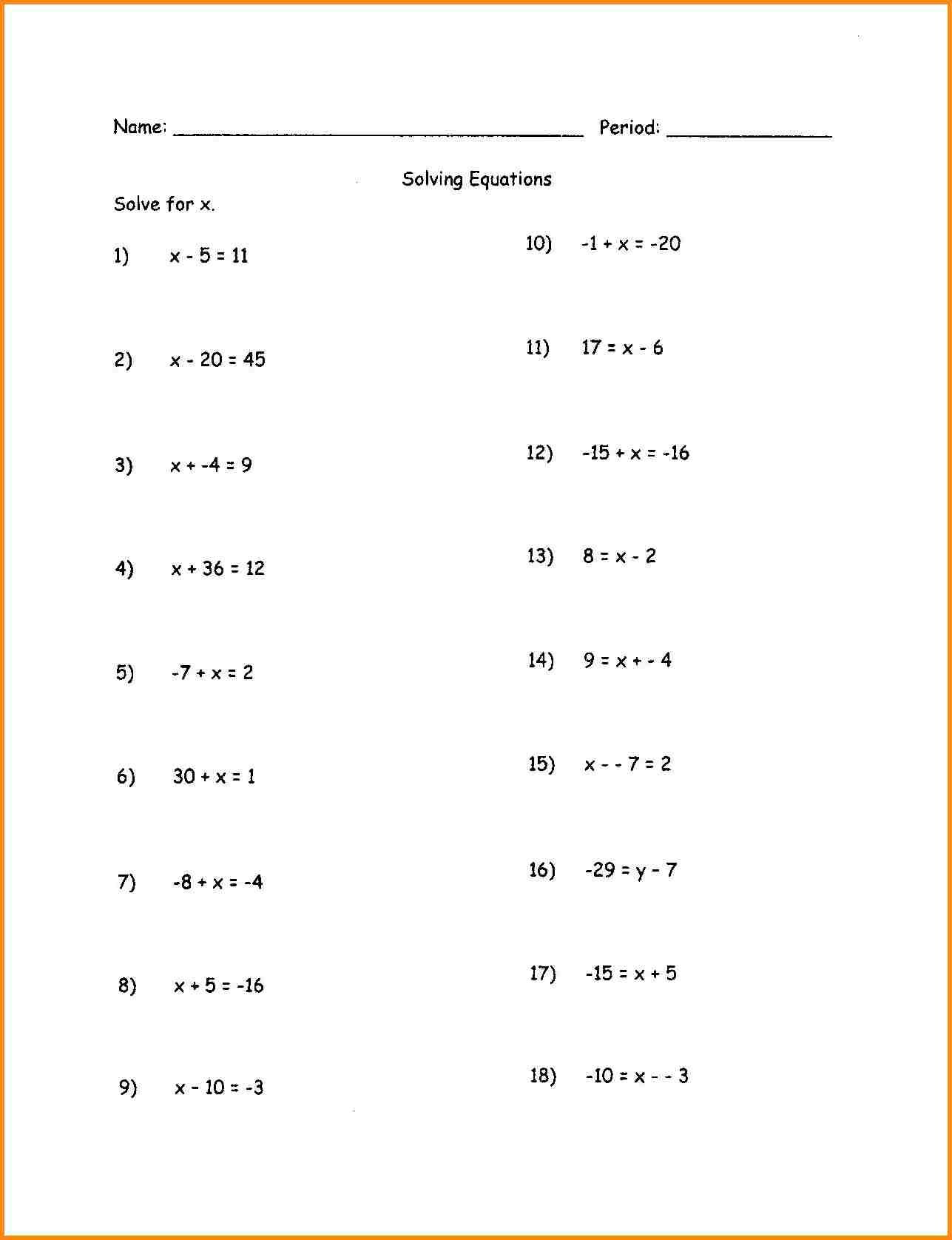 15 Ninth Grade Math Quiz