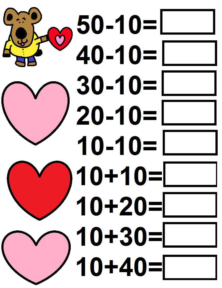 20 Math Worksheets For Kids Printable