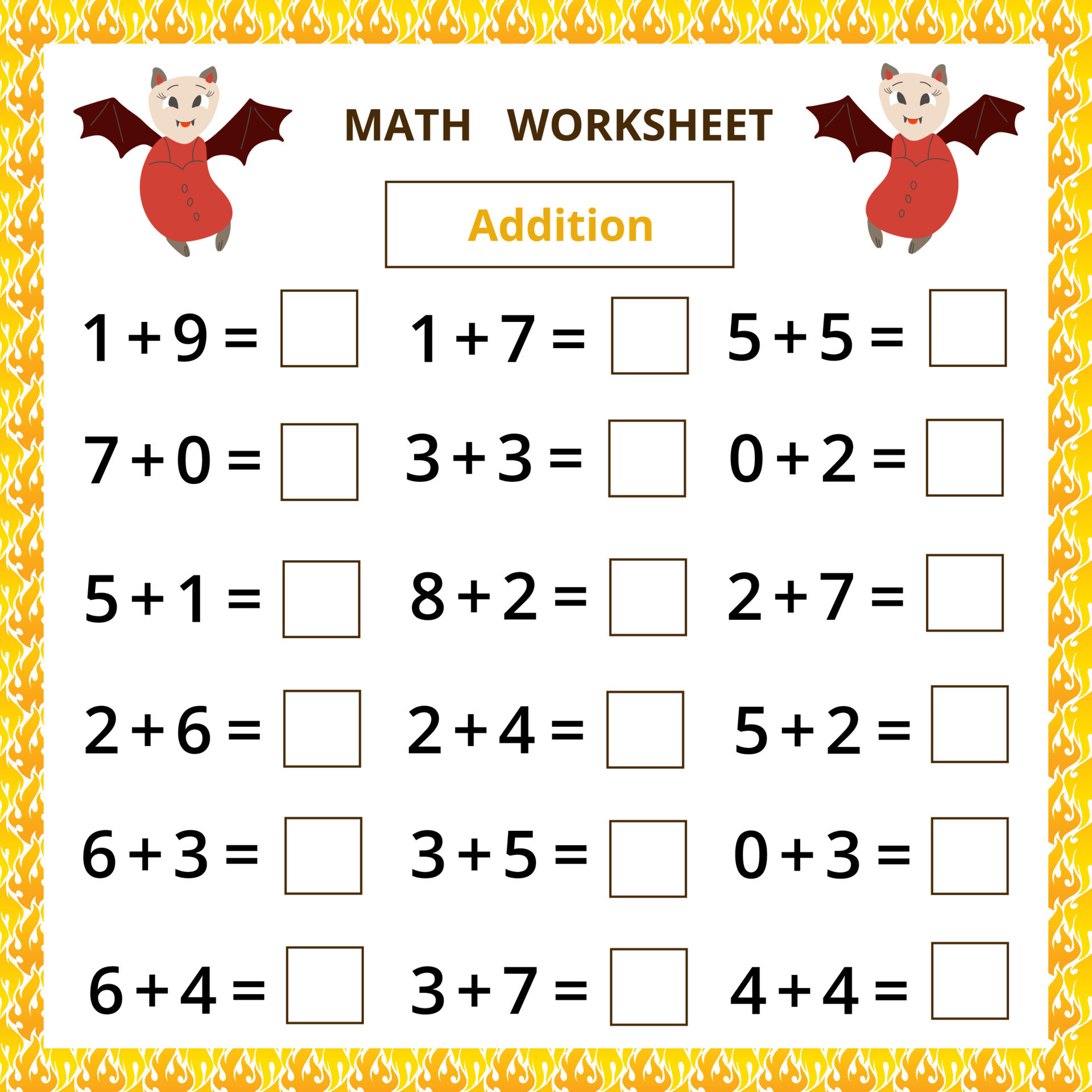 30 Math Worksheets For Kids Answer Key Pdf