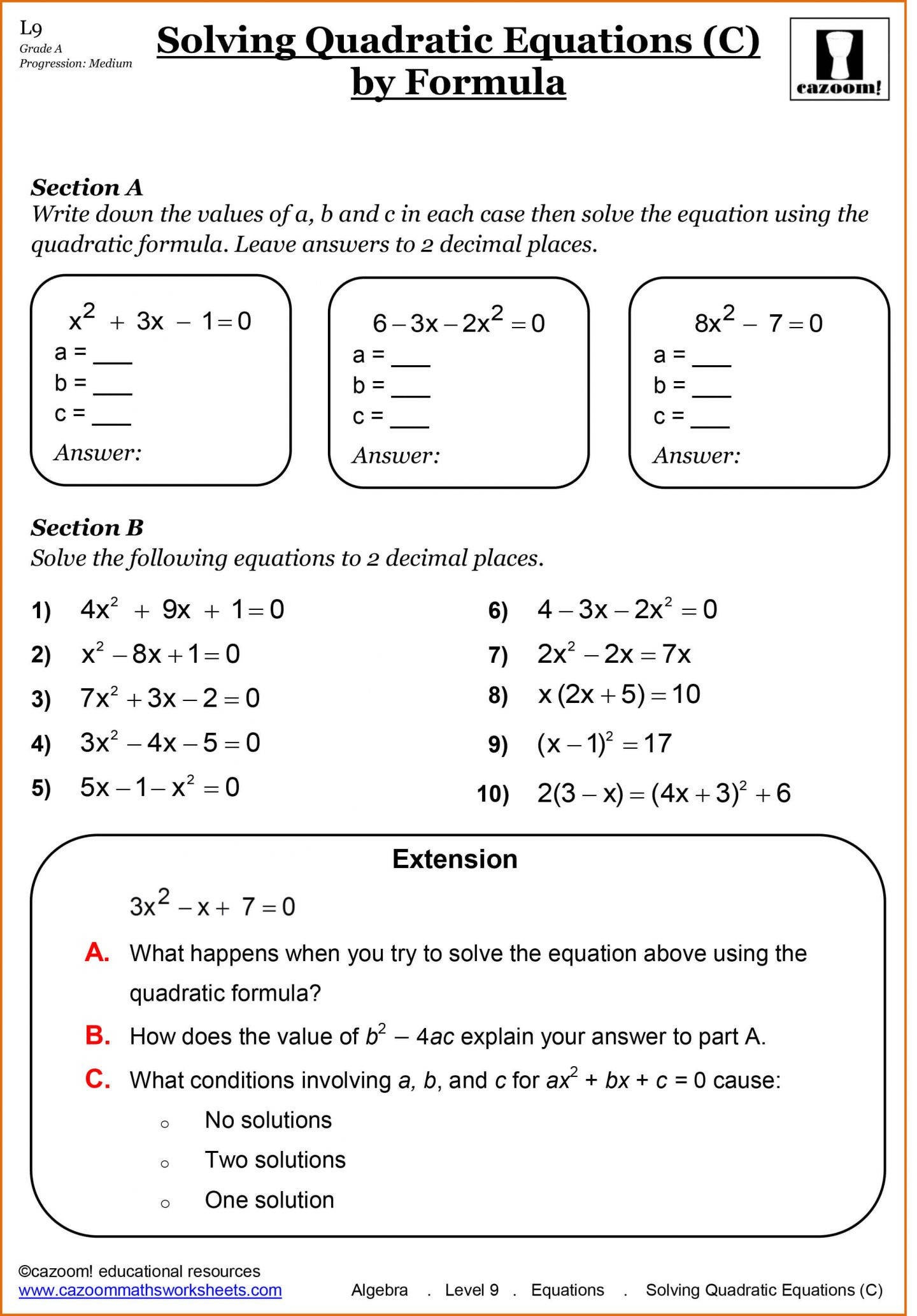 35 Algebra Review 9th Grade
