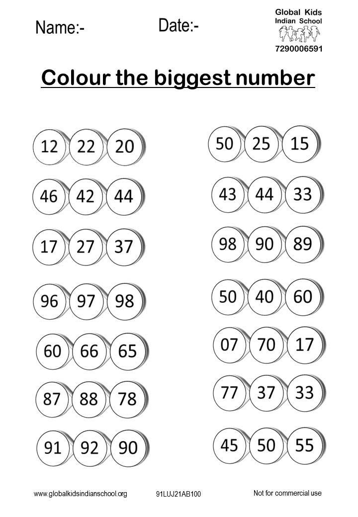 35 Simple Math Problems UKG