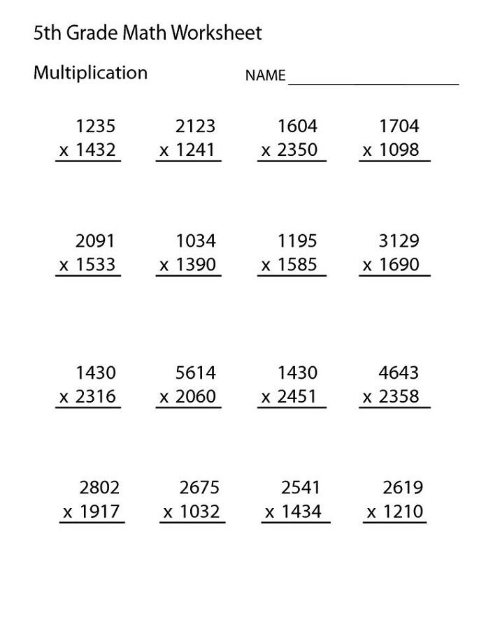 5Th Grade Accelerated Math Worksheets