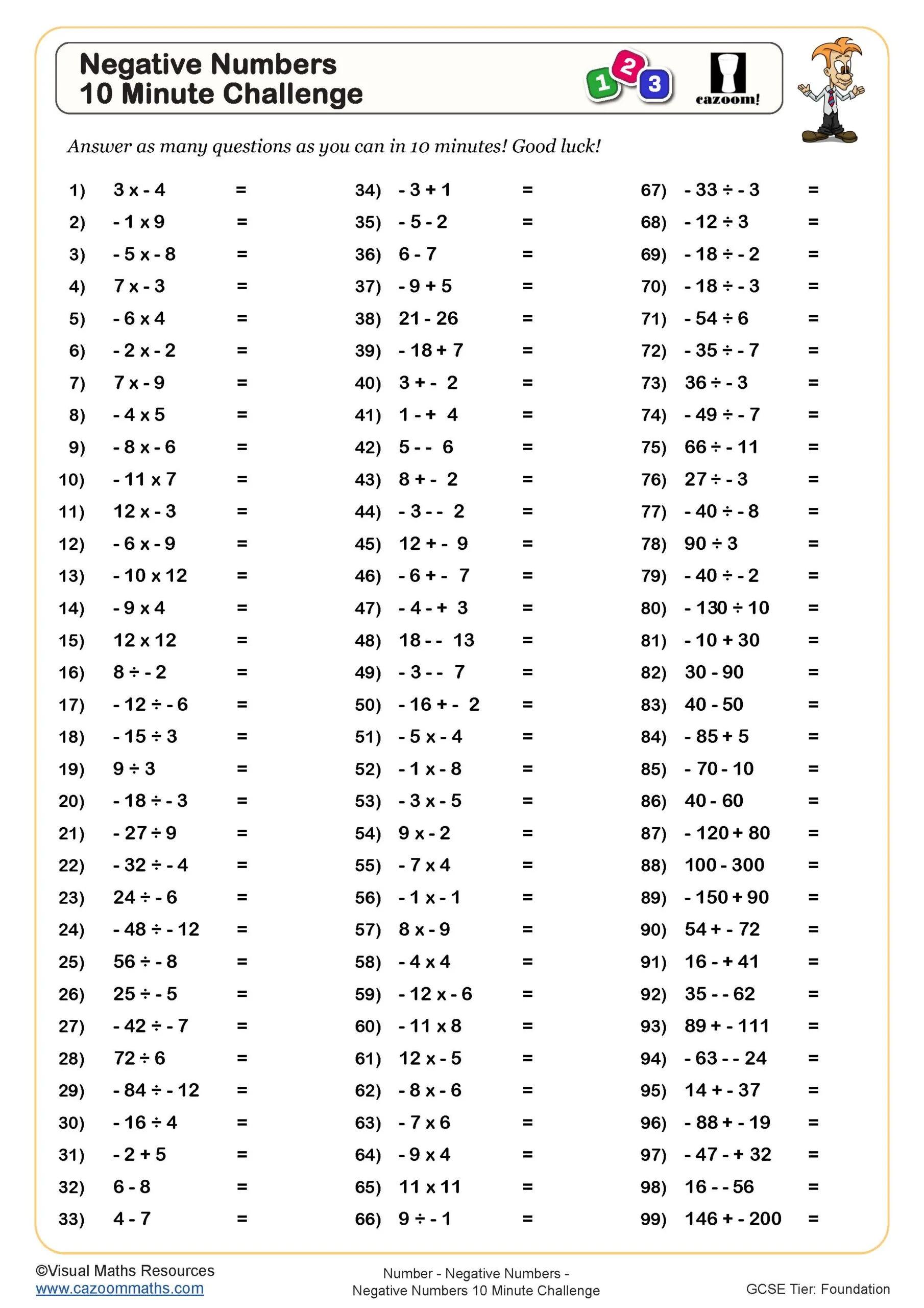 Addition Math Worksheets With Answers