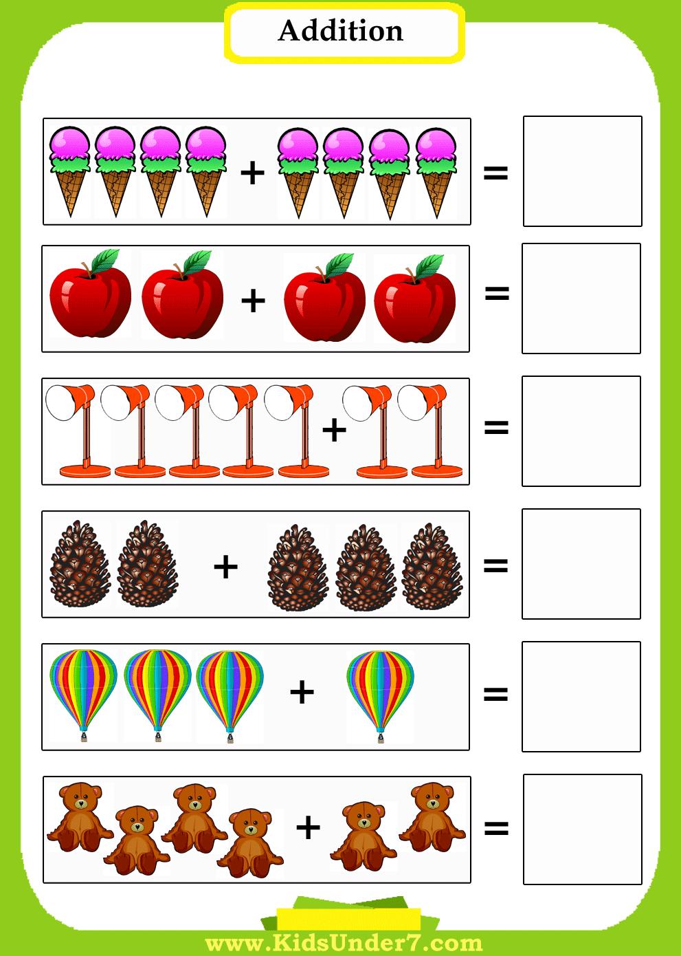 Basic Math Facts Worksheets Addition And Subtraction