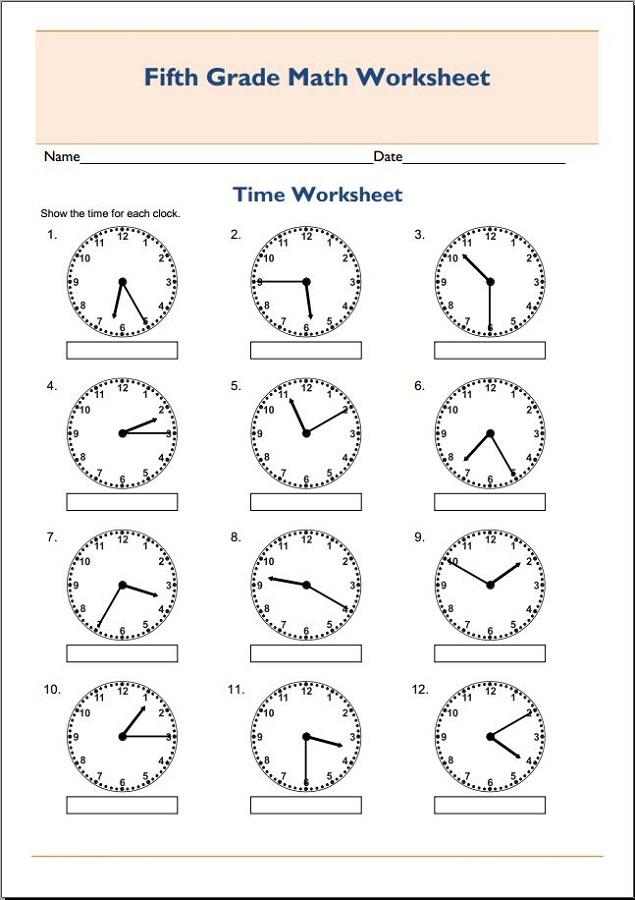 Class 5 Decimal Worksheets