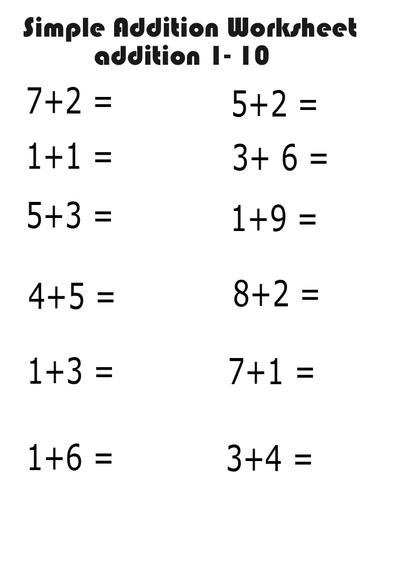 Color By Number Math Worksheets Easy