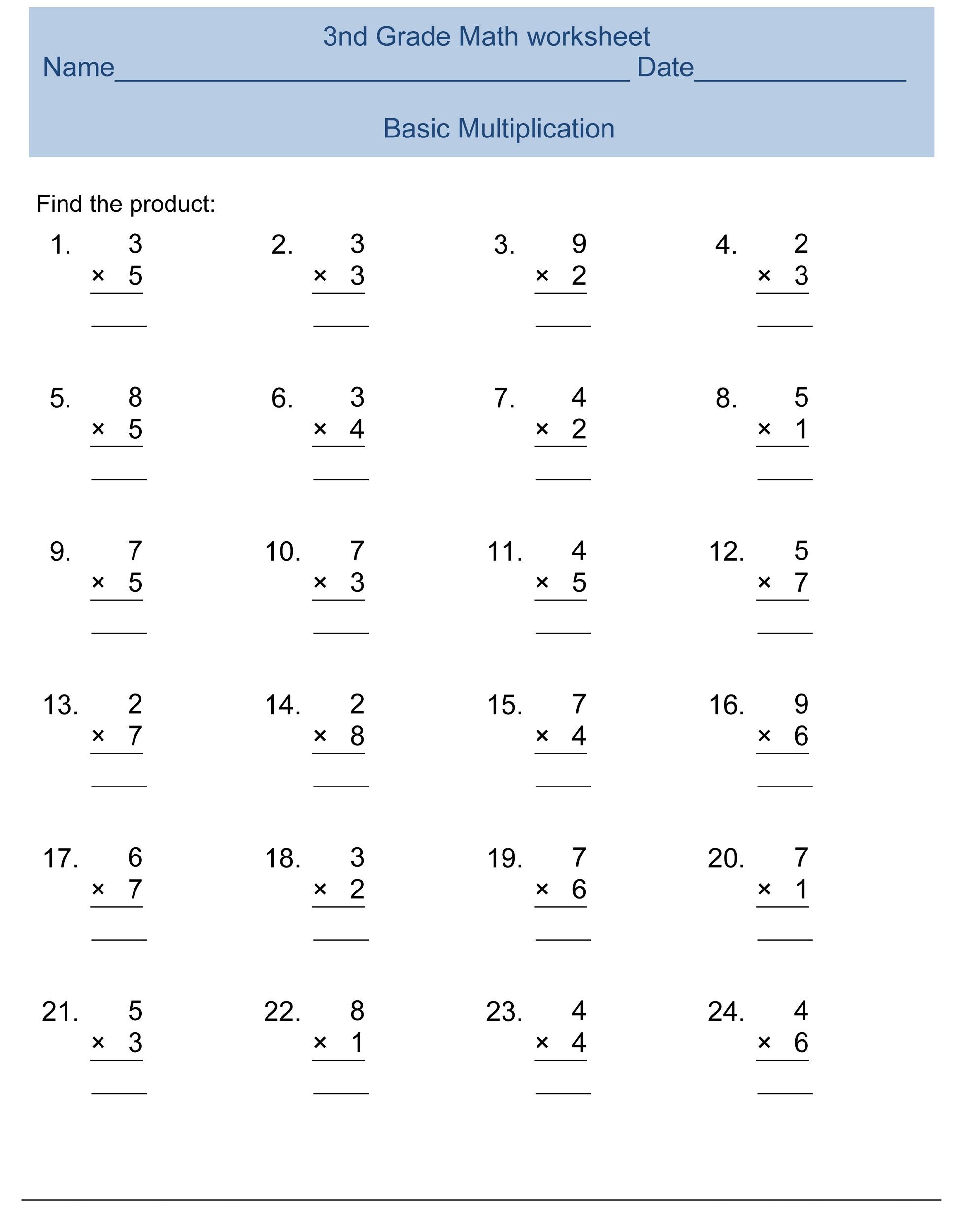 Math Bar Graph Worksheets 3Rd Grade