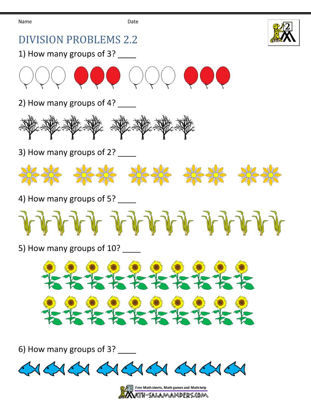 Math Division Worksheet For Class 4