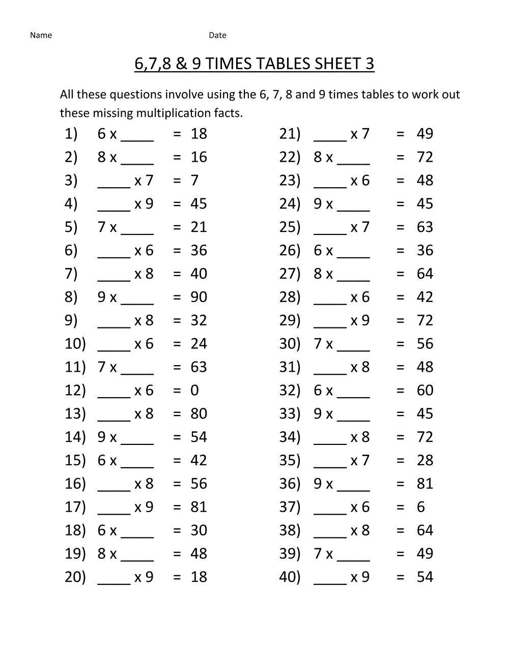 Math Worksheet Grade 6 Cambridge