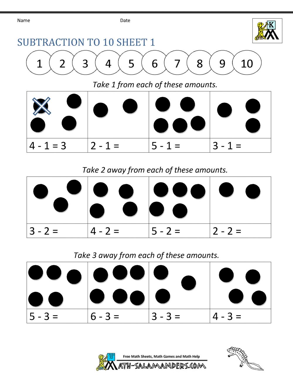 Math Worksheets 3 Digit Subtraction Borrowing