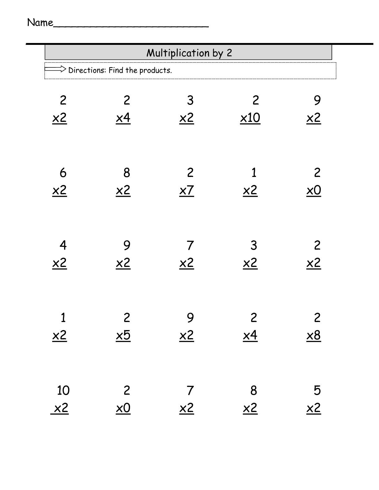 Math Worksheets 3Rd Grade Division