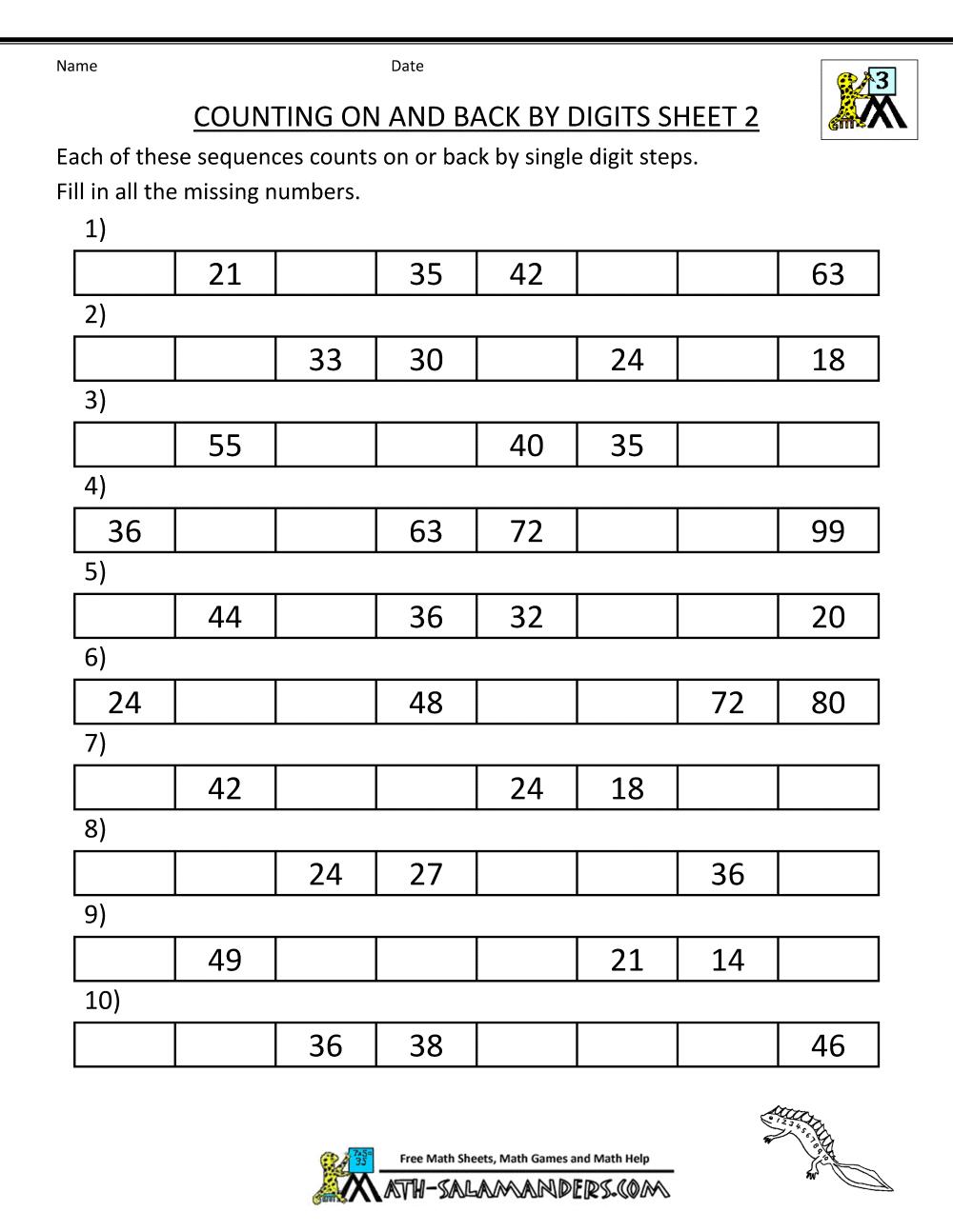 Math Worksheets 3Rd Grade Fun