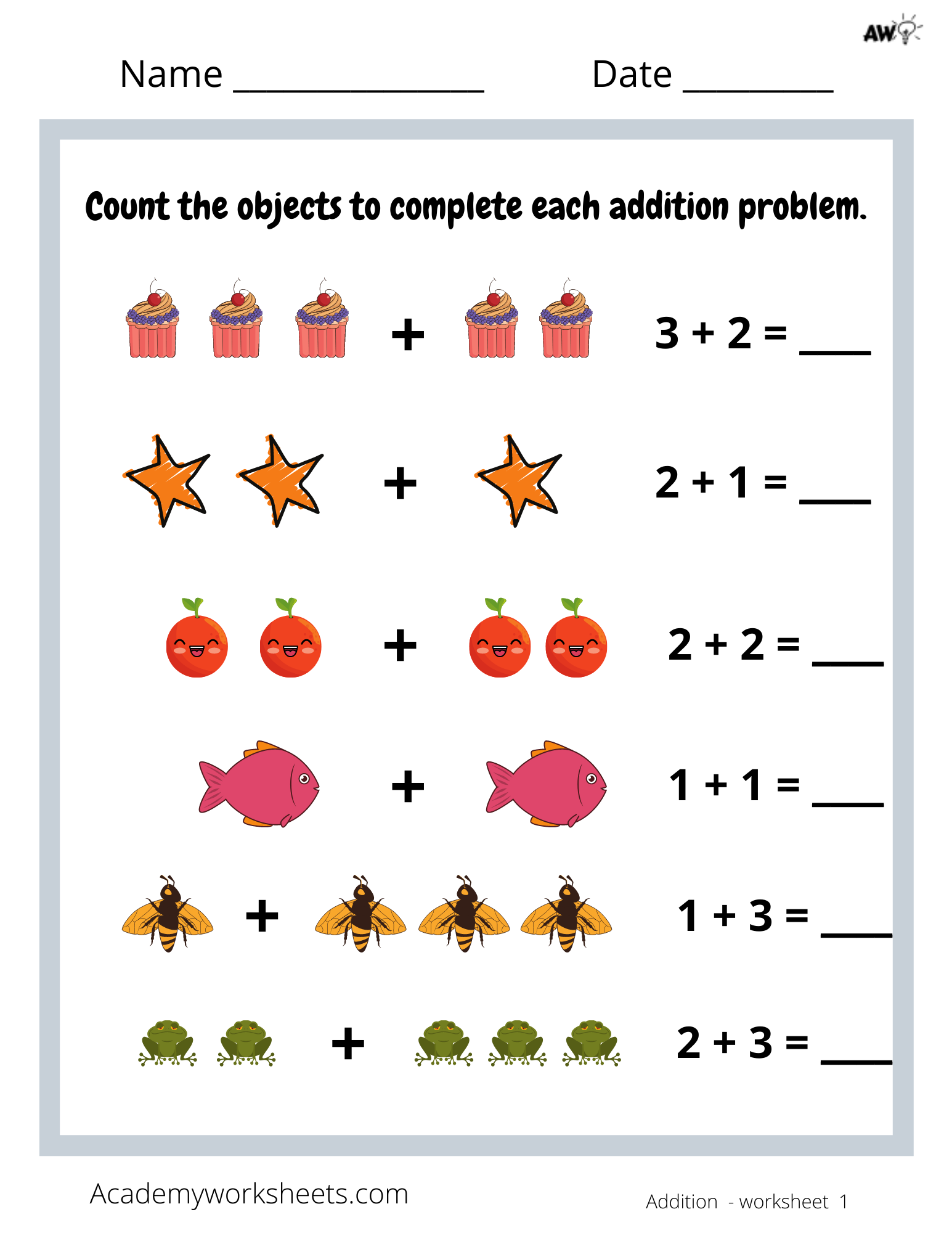 Math Worksheets Easy Addition And Subtraction