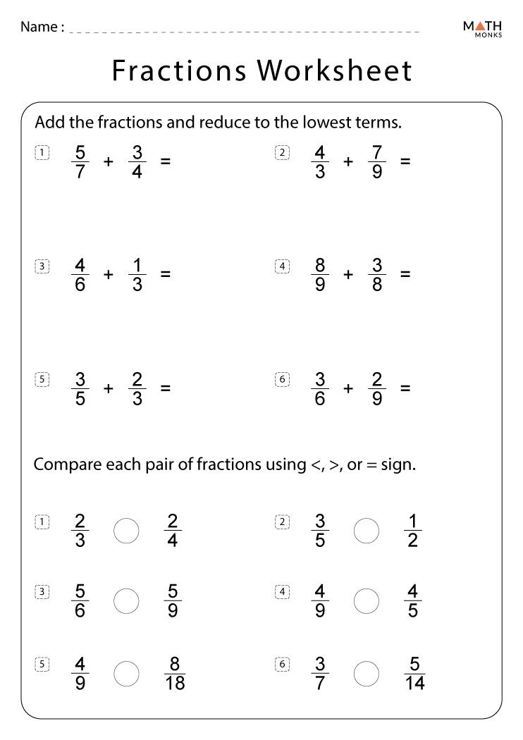 Math Worksheets For Class 5