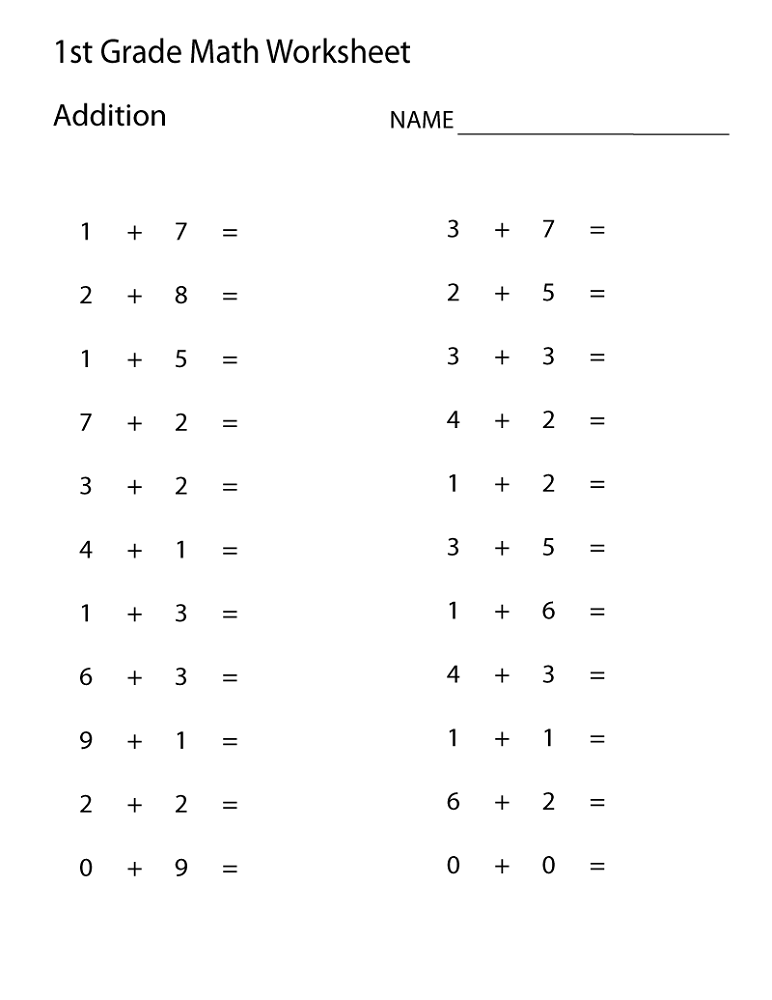 Math Worksheets Grade 1 Division