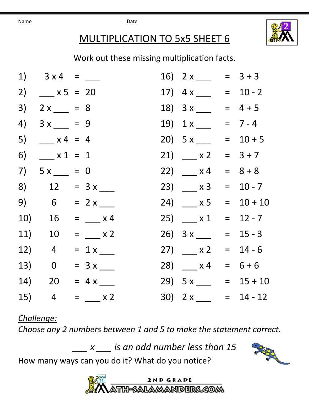 Math Worksheets Grade 6 Addition