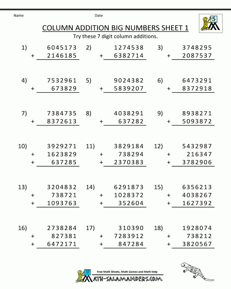 Math Worksheets Grade 6 Fractions