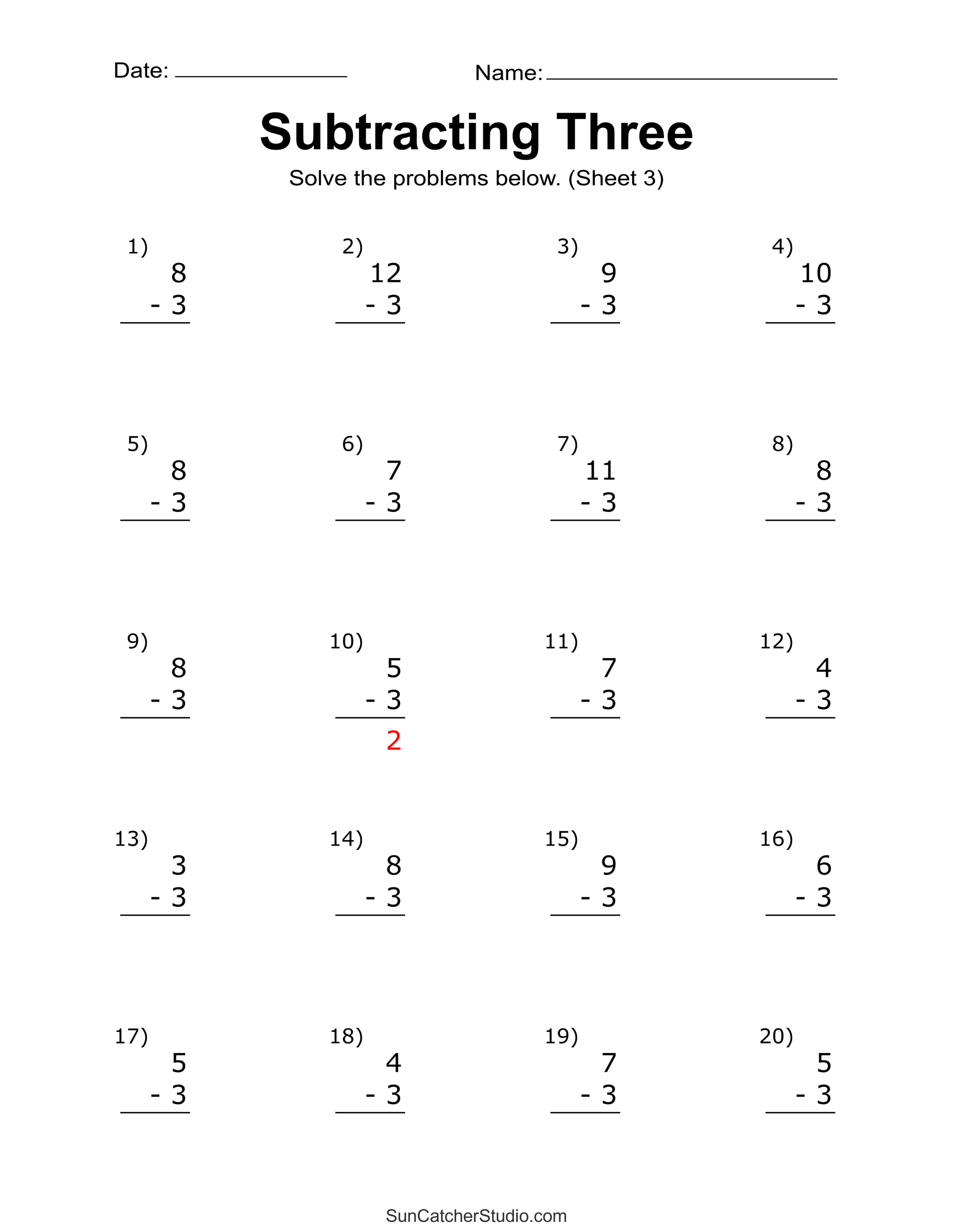 Math Worksheets Subtraction With Regrouping