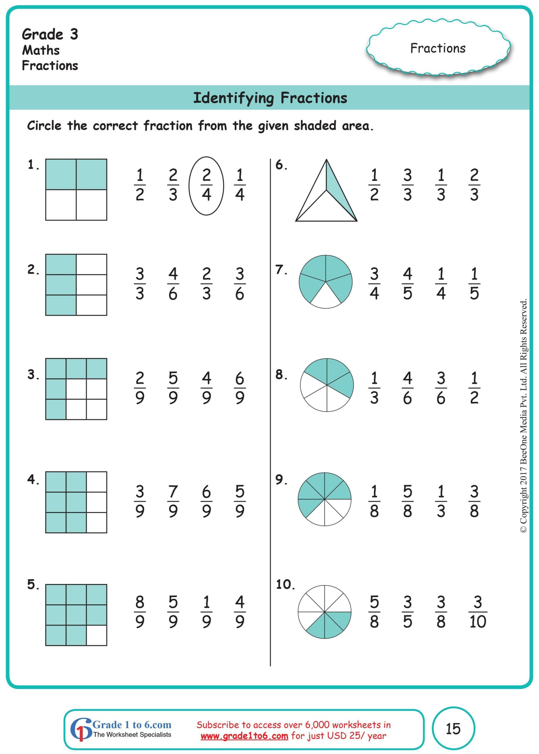 Math Worksheets Year 6