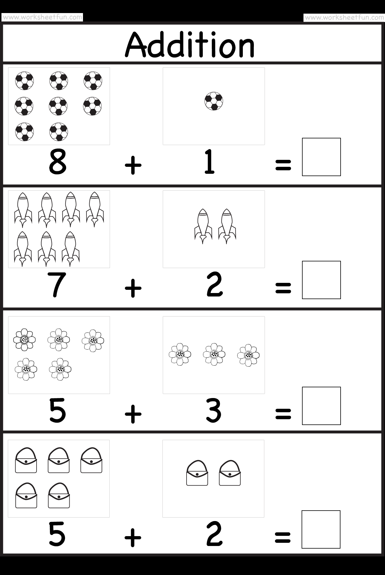 Maths Addition Worksheet Class 4