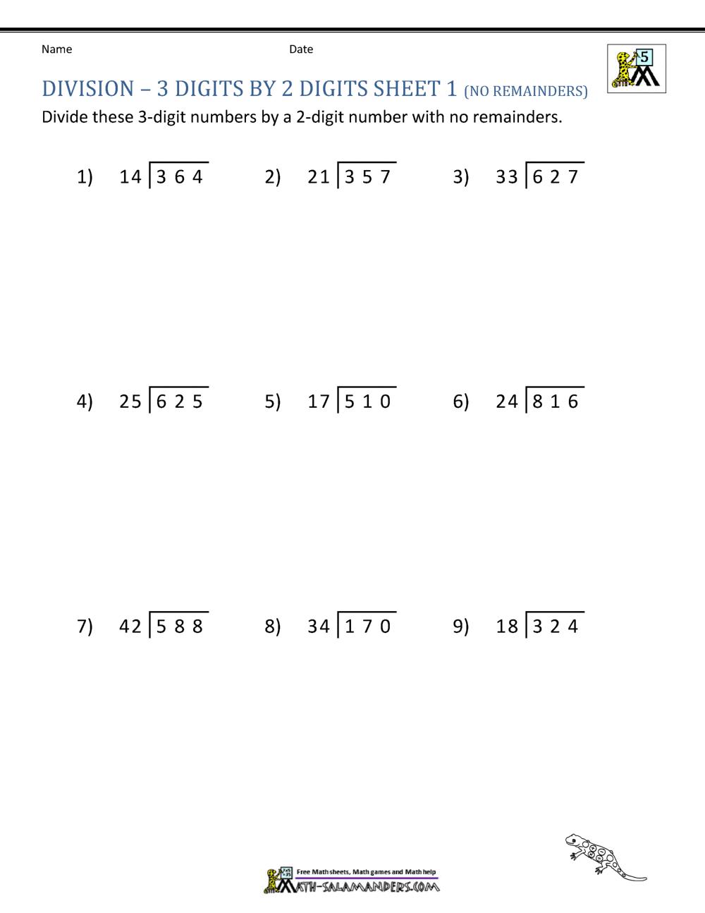 Printable Math Worksheets Class 5