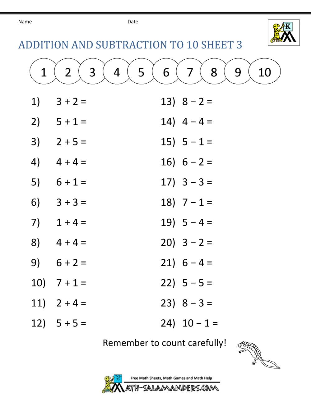 What Is Subtract In Math