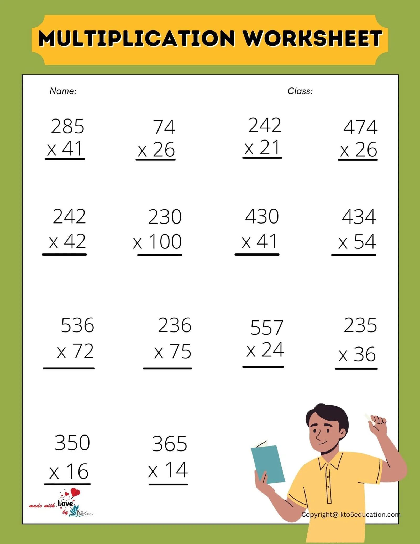 Year 6 English And Math Worksheets