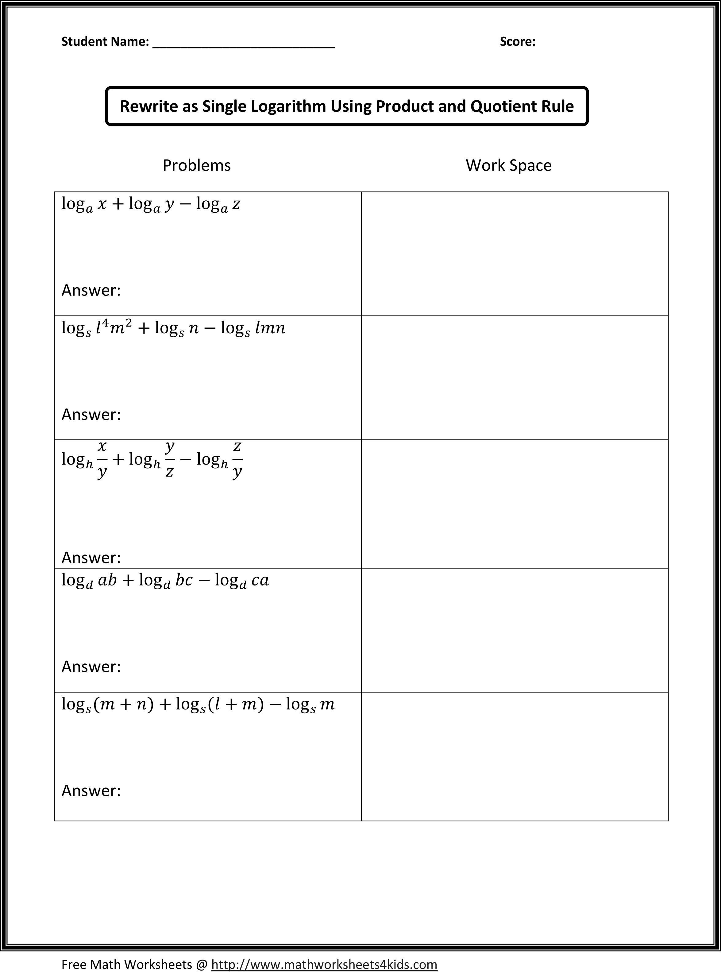 15 Math Worksheets 8th Grade Printable PDF